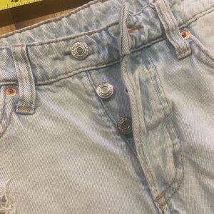 &Denim Light Blue Boyfriend pants